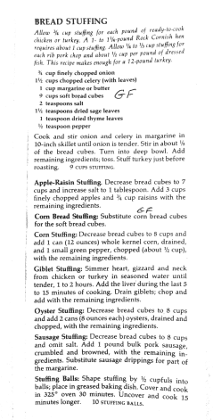 Bread Stuffing