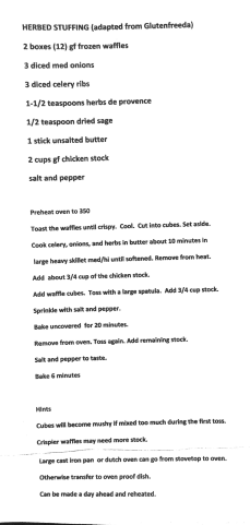 Herbed Stuffing